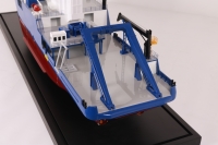 custom made model of 75m ORV Support Vessel